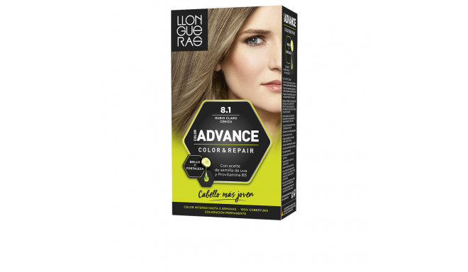 LLONGUERAS COLOR ADVANCE #8,1-rubio claro ceniza 1 u