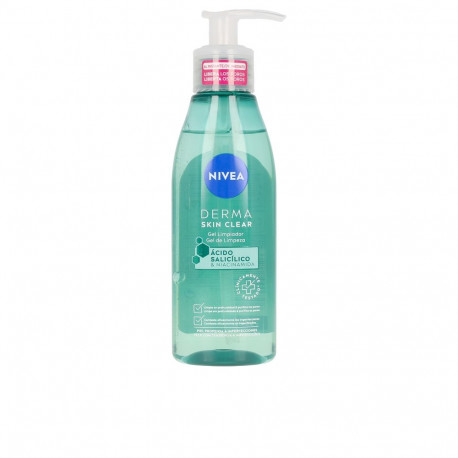 NIVEA DERMA SKIN CLEAR gel limpiador facial 150 ml
