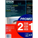 Epson fotopaber A4 Premium Glossy 255g 2x15 lehte