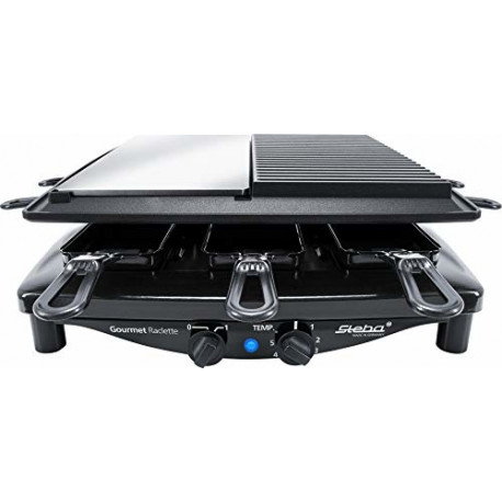Steba Raclette Black Stell RC 8 with grill plate