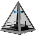 AZZA computer case Pyramid 804 Bench/show package, aluminum/black