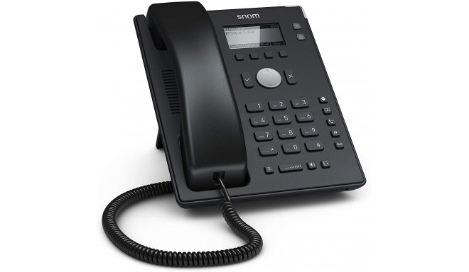 snom D120, VoIP phone (black, PoE)