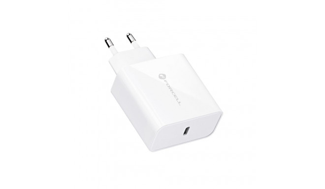 FORCELL F-ENERGY TFK-TC-45WPD travel charger Type C PD QC4.0 3A 45W white