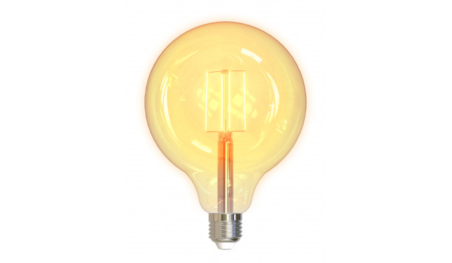 DELTACO SMART HOME LED filament lamp, E27, WiFI 2.4GHz, 5.5W, 470lm, dimmable, 1800K-6500K, 220-240V