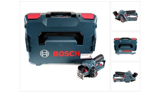 Bosch cordless planer GHO 12V 20 solo Professional, Electrical plane (blue / black, L-BOXX, without 