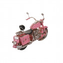 Decorative Figure DKD Home Decor Pink Metal Motorbike Green Yellow Vintage (28 x 10 x 16 cm) (3 Unit