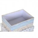 Set of Stackable Organising Boxes DKD Home Decor Children's Multicolour Cardboard (43,5 x 33,5 x 15,