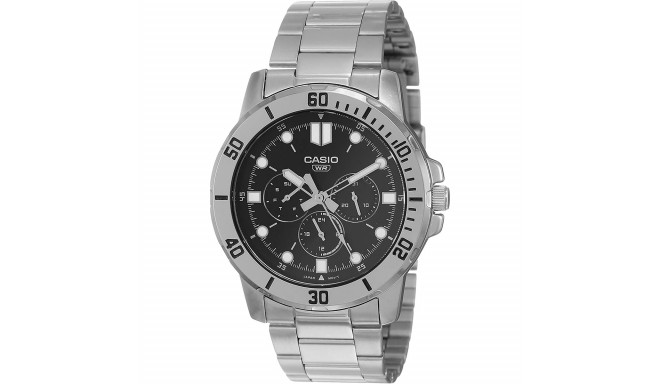 Men's Watch Casio COLLECTION Black Silver (Ø 45 mm)