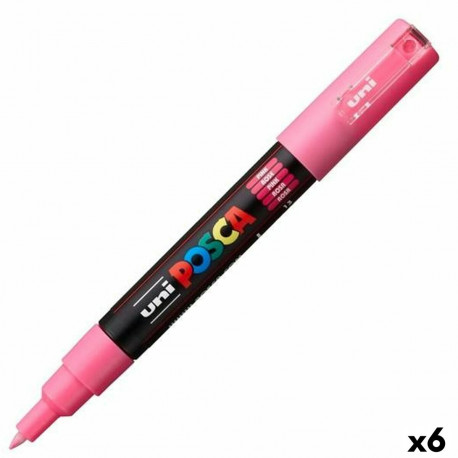 Marker POSCA PC-1M Roosa (6 Ühikut)