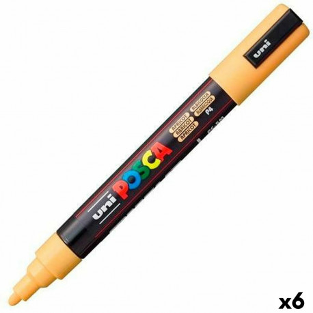 Marker POSCA PC-5M Aprikoos (6 Ühikut)