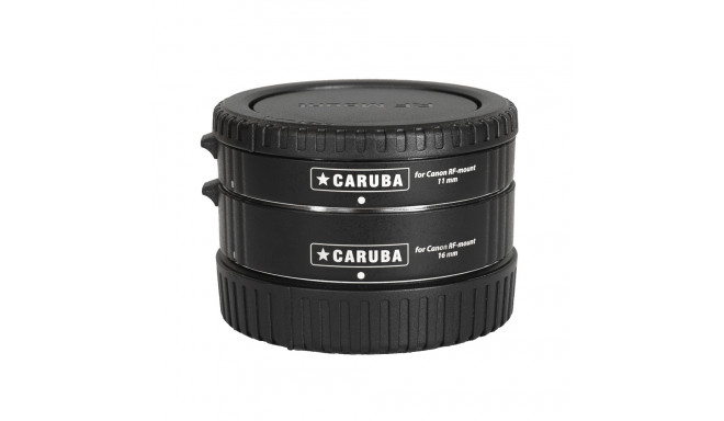 Caruba Extension Tube Set Canon Chroom (type II) RF SERIE (voor Canon RF camera's)