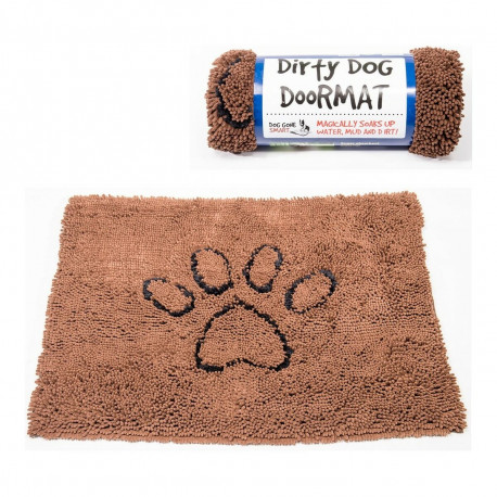 Koera vaip Dog Gone Smart Mikrokiud Pruun (79 x 51 cm)