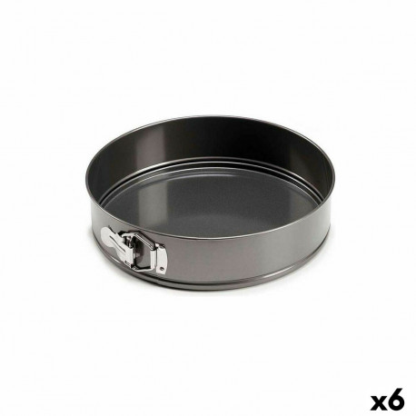 lahtikäiv tordivorm Kinvara CK62863-8 Tumehall Metall Süsinikteras 28 x 6,5 x 28,5 cm (6 Ühikut)