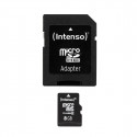 Intenso memory card microSDHC 8GB 20MB/s Class 10 + adapter