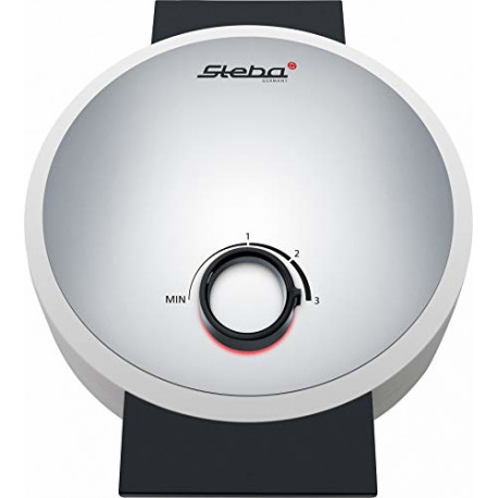 Steba WE 16, waffle iron (silver / white)
