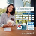 Homematic IP Smart Home window and door contact - with magnet (HmIP-SWDM), opening detector (white)