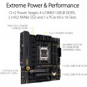 ASUS TUF GAMING B650M-PLUS, Mainboard (black/light orange) - AM5