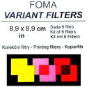Foma filtrikomplekt Variant Multigrade 8,9x8,9cm