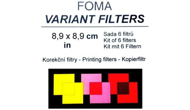 Foma filtrikomplekt Variant Multigrade 8,9x8,9cm