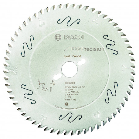 Bosch circular saw blades - various types