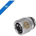 Pacific 3/8 "" IN x 1/2 OUT Compr. silver