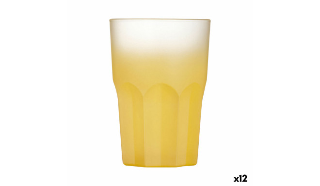 Glass Luminarc Summer Pop Yellow Glass 12 Units 400 ml
