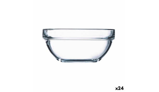 Bowl Luminarc Apilable Transparent Glass Ø 14 cm (24 Units)