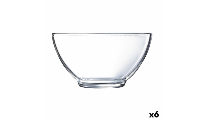 Bowl Luminarc Ariba Transparent Glass 500 ml (6 Units)