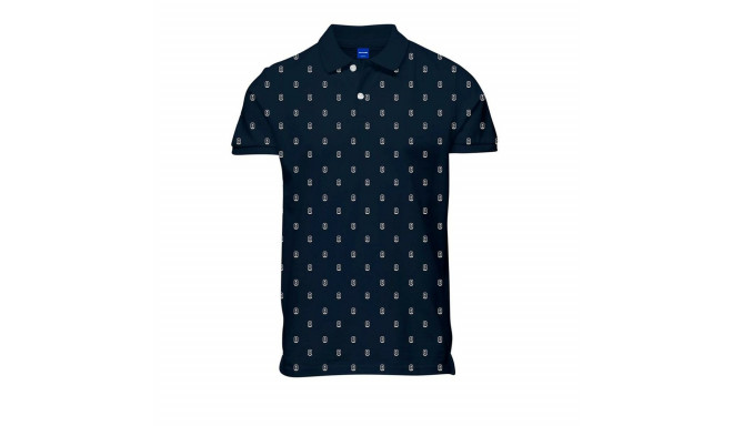 Vīriešu Polo ar Īsām Piedurknēm JORCOLLECT Jack & Jones  SS FST 12232663 Tumši Zils - XXL