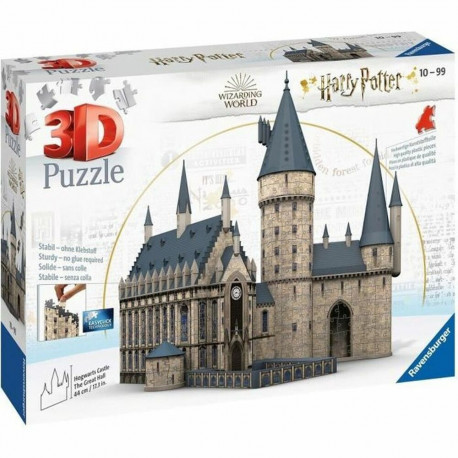 3D Puzle Ravensburger Hogwarts Castle / Harry Potter 540 Daudzums