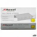 Skavas Rexel 1000 Daudzums 26/6 (20 gb.)