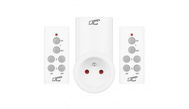 Remote controlled mains socket x2 LTC