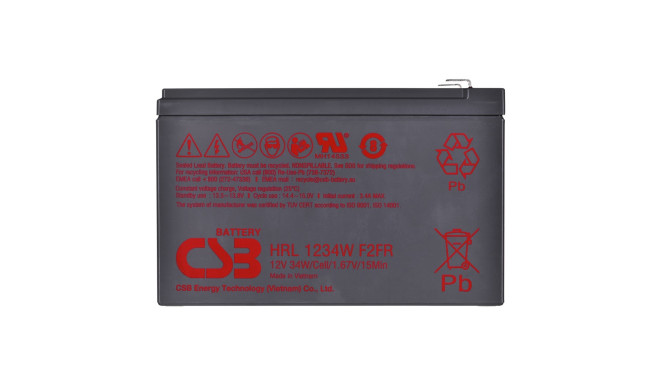 Battery CSB HRL1234WF2FR 12V 9Ah