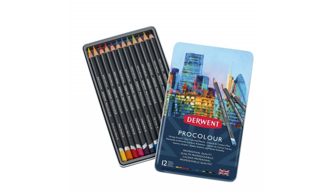 Цветные карандаши DERWENT Procolour Разноцветный