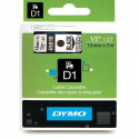 Lamineeritud Lint Sildimasinatele Dymo D1 45010 LabelManager™ Läbipaistev 12 mm Must (5 Ühikut)