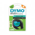 Laminated Tape for Labelling Machines Dymo 91204 LetraTag® Black Green 12 mm (10Units)