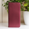 TelForceOne kaitseümbris Smart Magnetic Xiaomi Redmi Note 9s/9 Pro/9 Pro Max, tumepunane