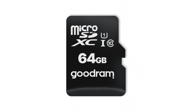 GOODRAM 64GB microSDXC class 10 UHS I + adapter + czytnik