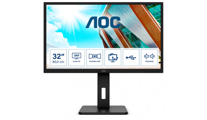 AOC Q32P2 - 75Hz | QHD | 31,5'' | IPS | 4ms