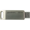 Goodram mälupulk 32GB ODA3 USB 3.2/USB-C, hõbedane