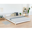 Voodi Comfy 200x200cm, naturaalne/valge