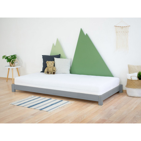 Voodi Teeny 120x190cm, hall