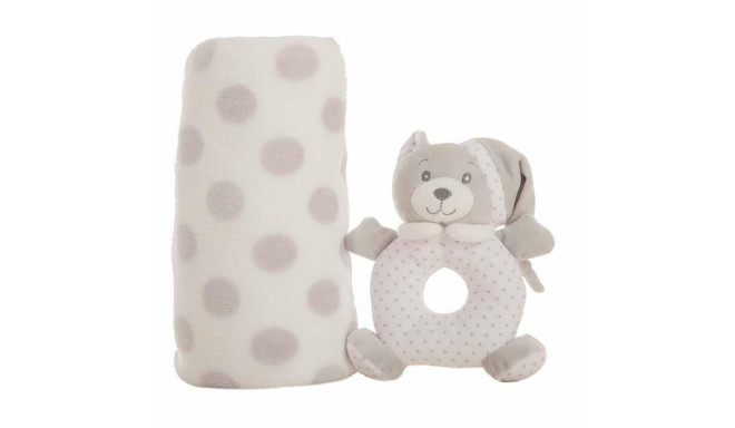 Baby blanket Rattle Grey 100 x 75 cm