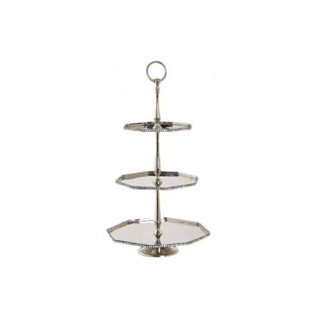 Lauakaunistus DKD Home Decor Hõbedane Alumiinium 28 x 28 x 47 cm