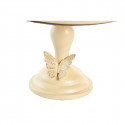 Centerpiece DKD Home Decor Mirror Beige Resin Butterflies (24 x 22,6 x 18 cm)
