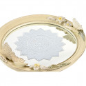 Lauakaunistus DKD Home Decor Peegel Beež Vaik Liblikad (24 x 22,6 x 18 cm)