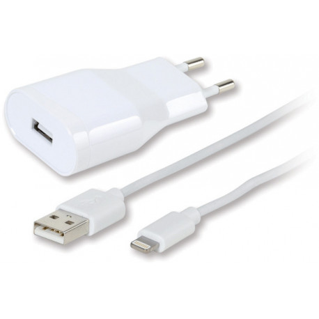 Vivanco charger Lightning 2.4A 1.2m, white (60018) (opened package)
