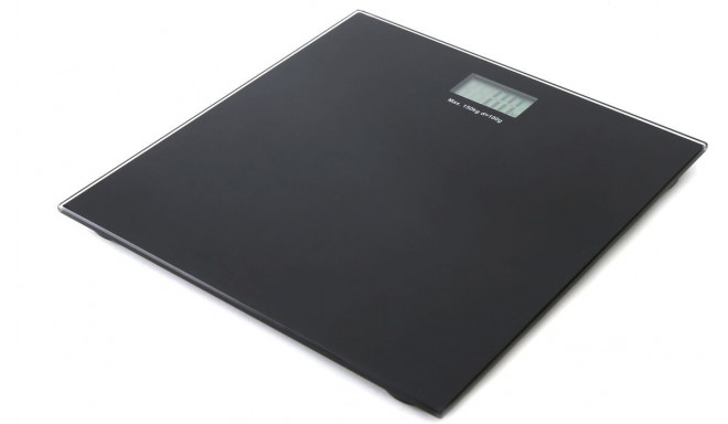 Omega bathroom scale OBSB, black (opened package)