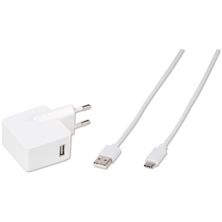 Vivanco charger USB-C 3A 1,2m, white (60020) (opened package)