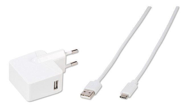 Vivanco charger USB-C 3A 1,2m, white (60020) (opened package)